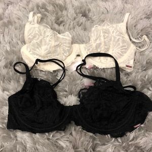 PINK lace bras